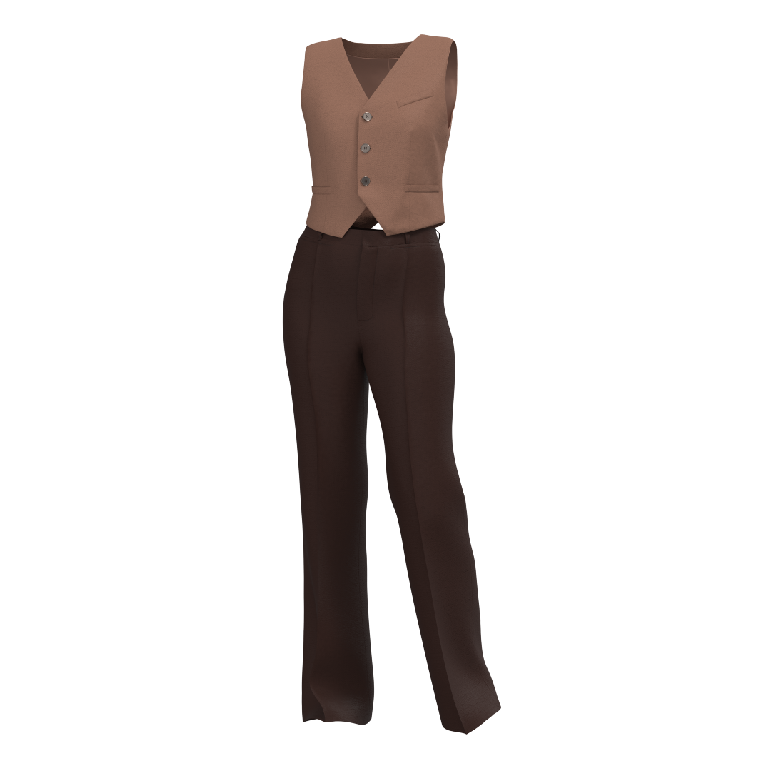 Printable PDF and DXF sewing pattern for garment making