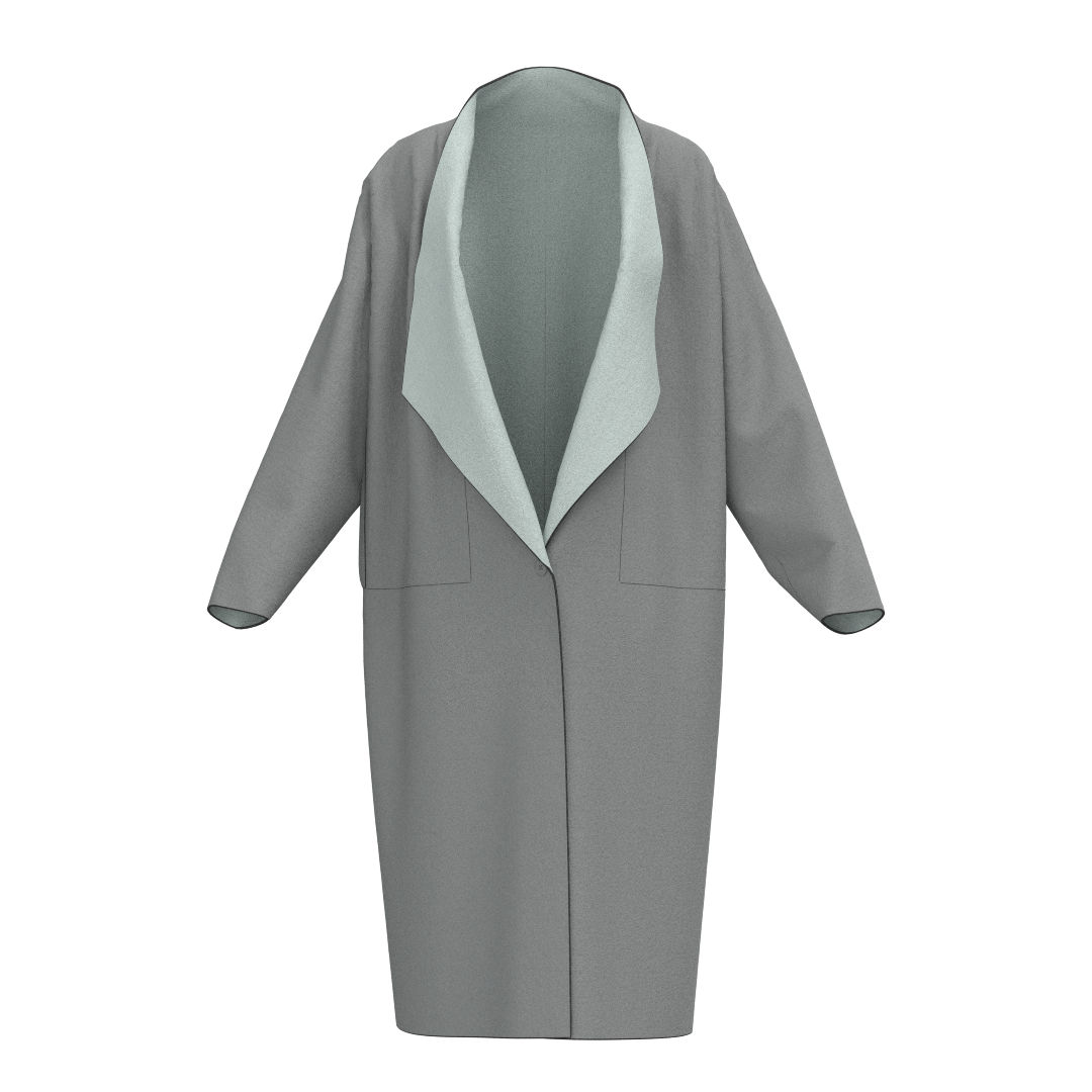 Modern clothing sewing pattern — DXF and PDF files included