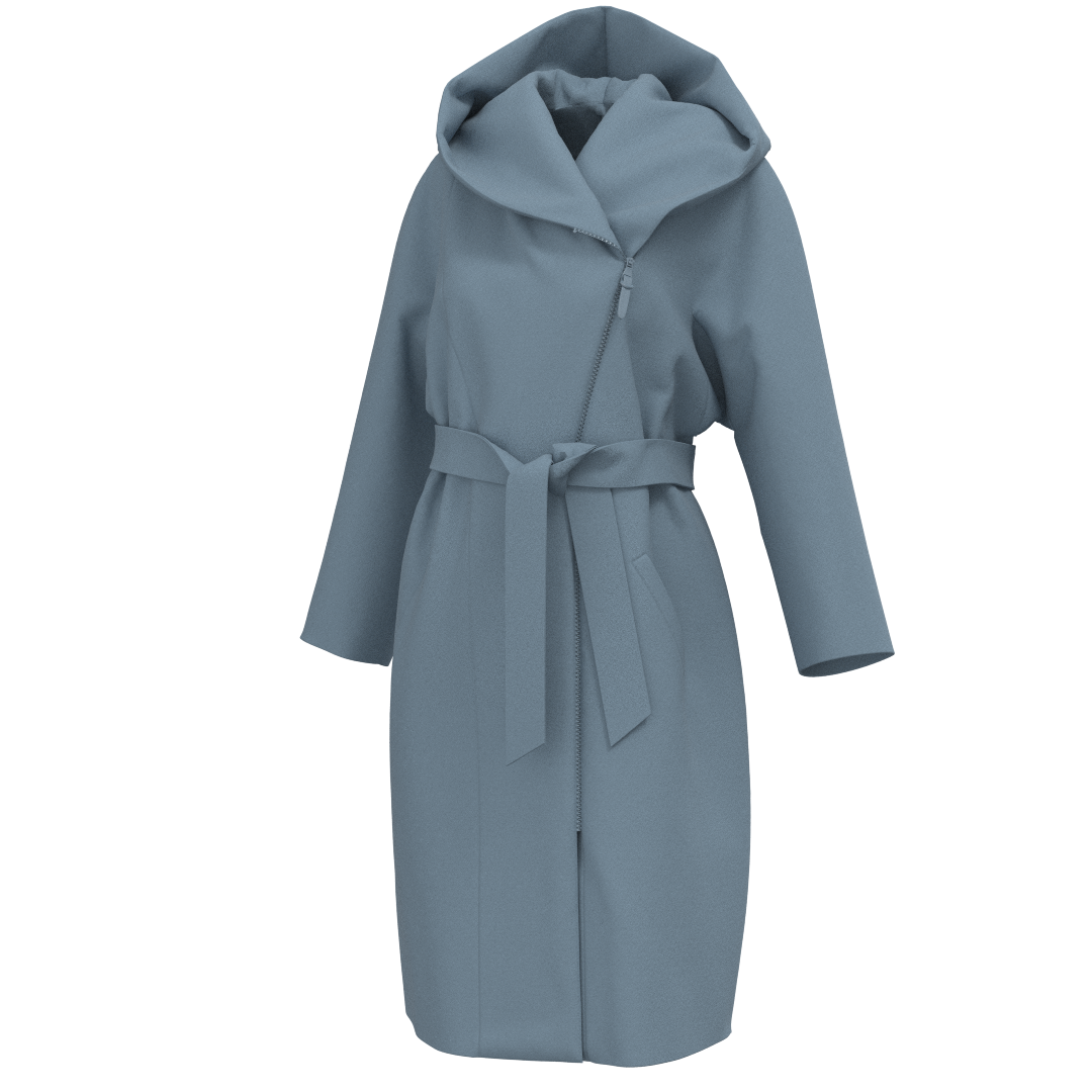 Printable PDF and DXF sewing pattern for garment making