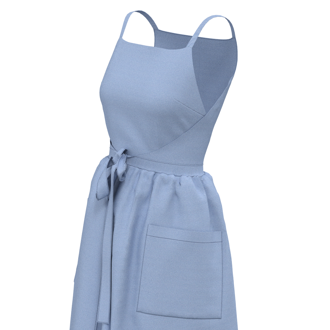 Printable PDF and DXF sewing pattern for garment making
