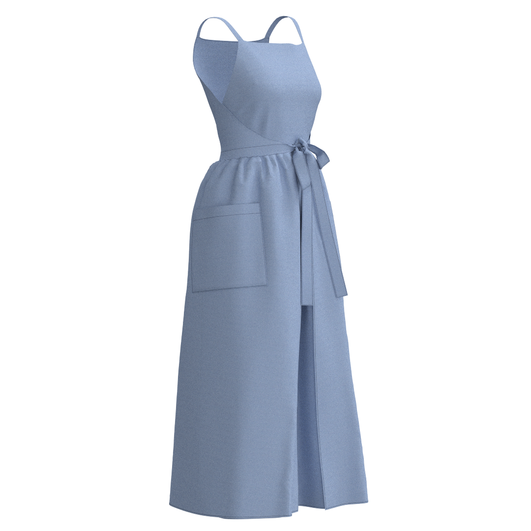 Printable PDF and DXF sewing pattern for garment making