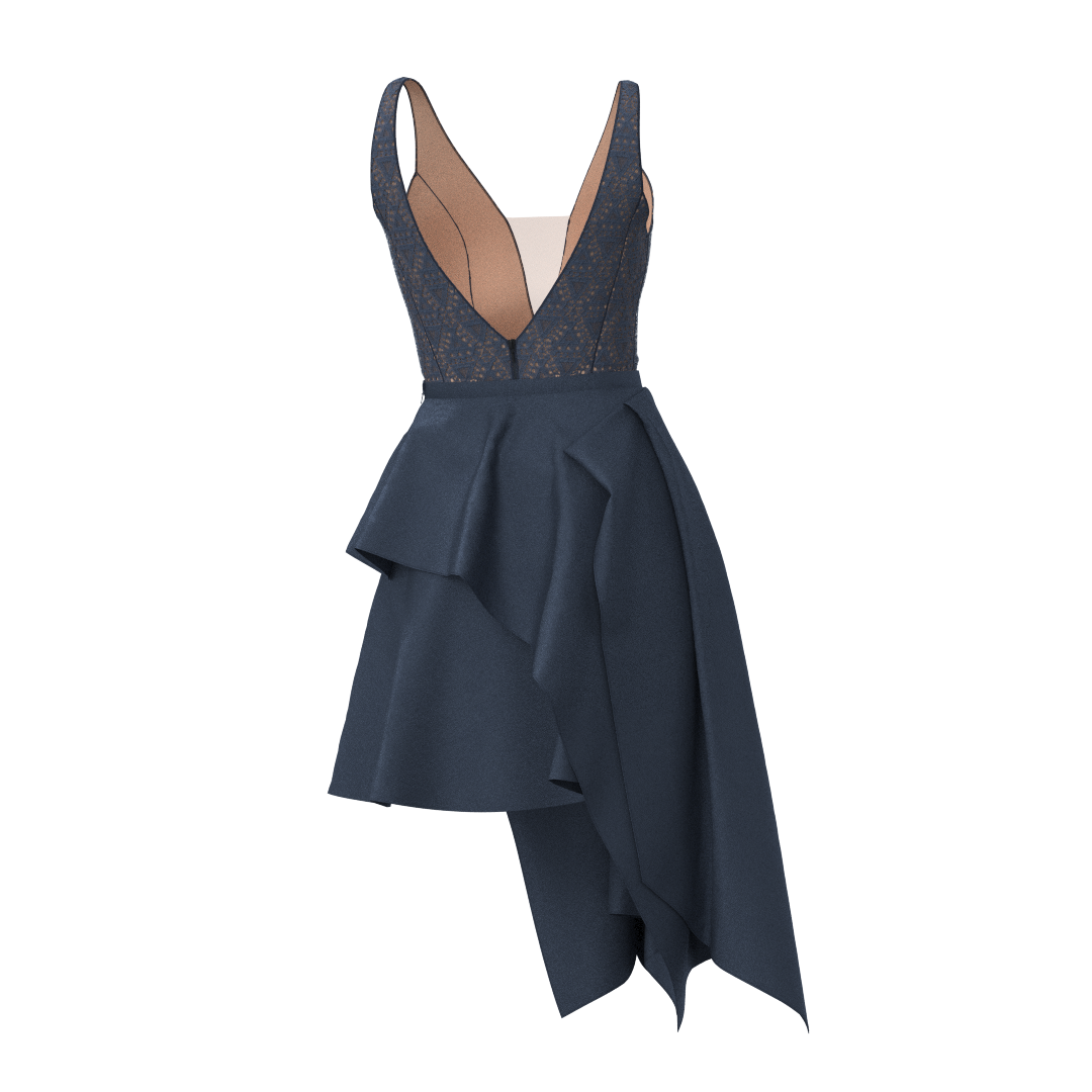 Digital clothing pattern for download – DXF & PDF formats included