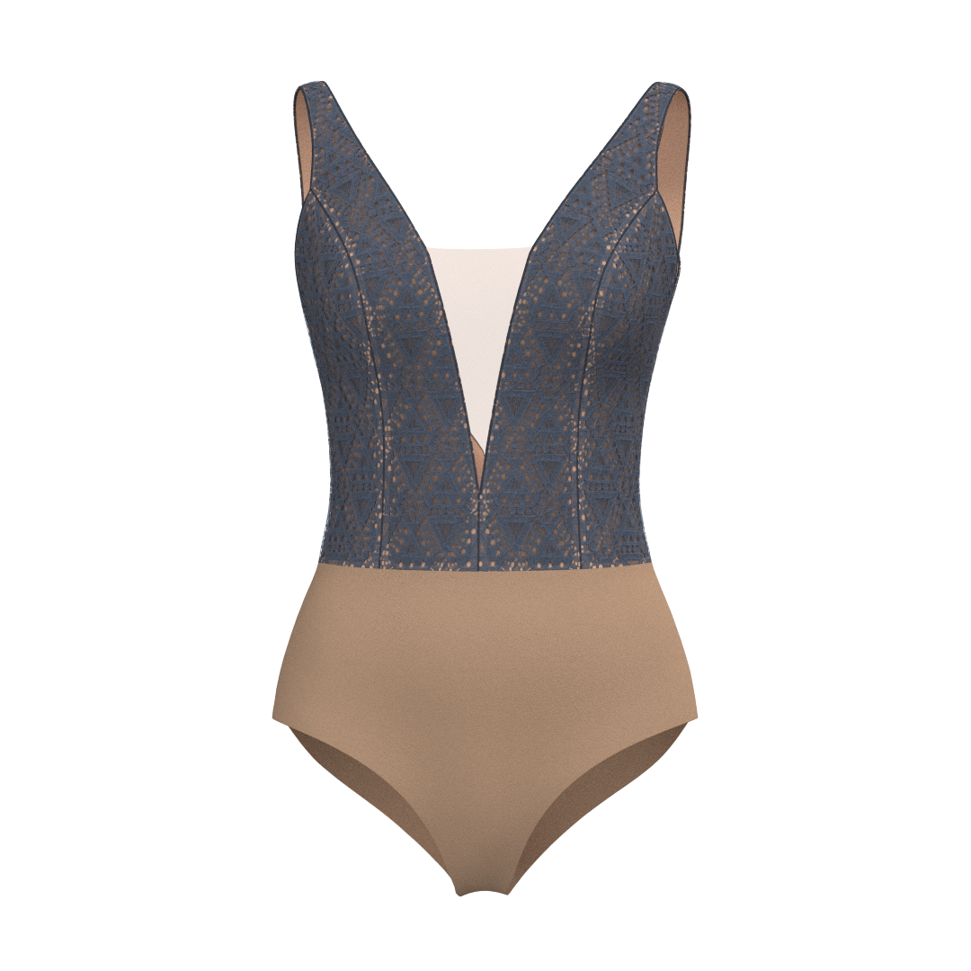 Modern clothing sewing pattern — DXF and PDF files included