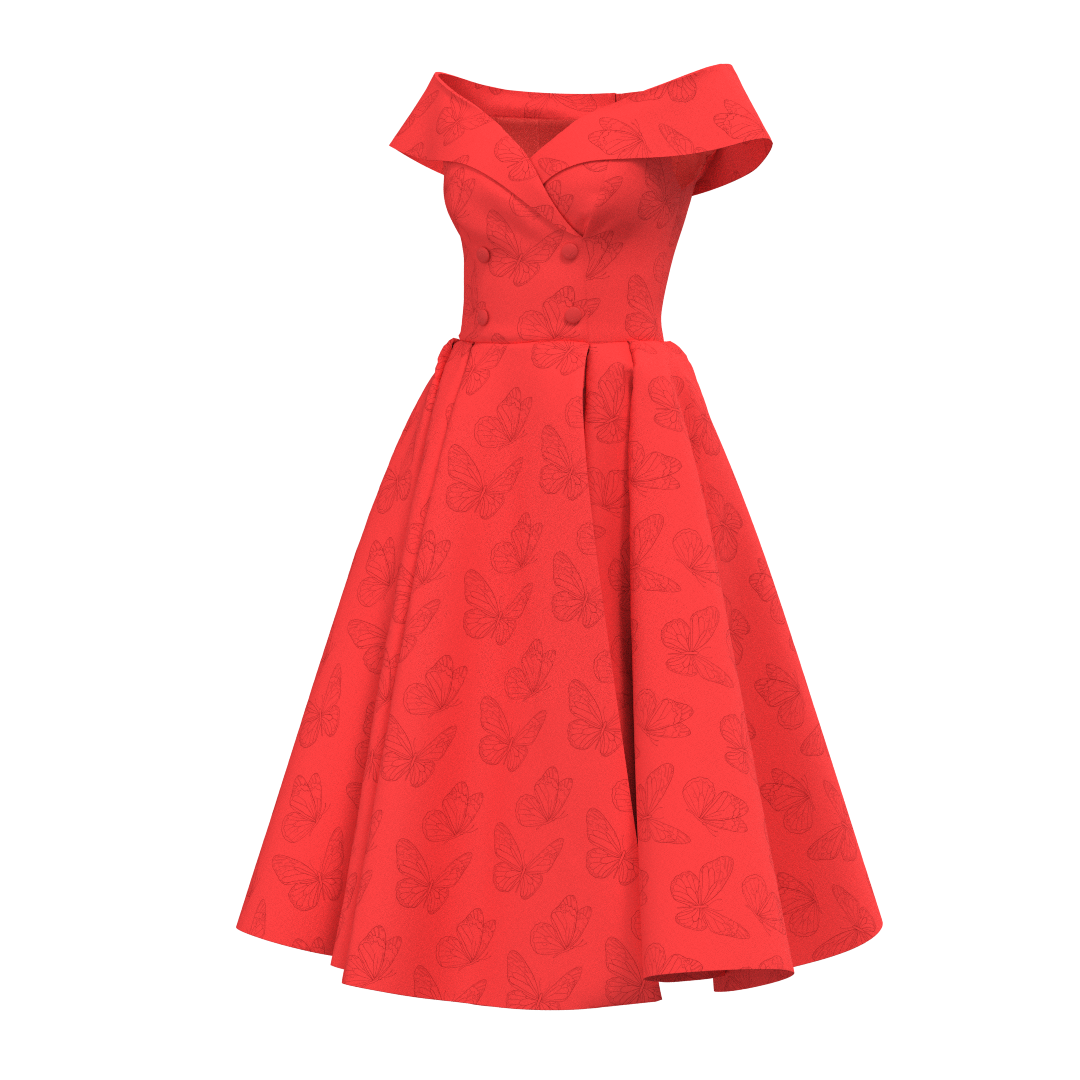 Downloadable sewing pattern files: DXF and PDF formats