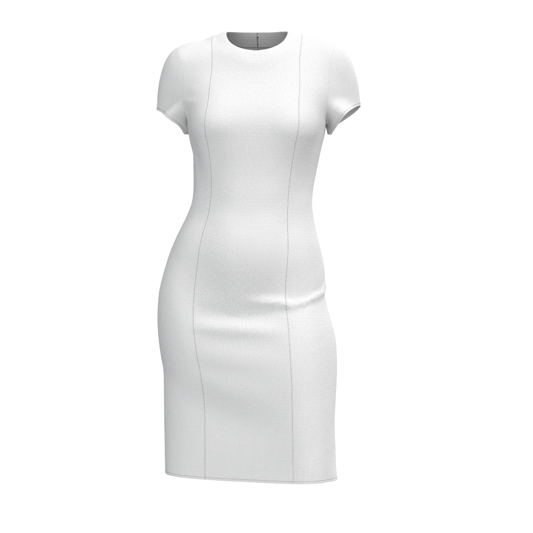 Digital sewing pattern in DXF and PDF formats for download