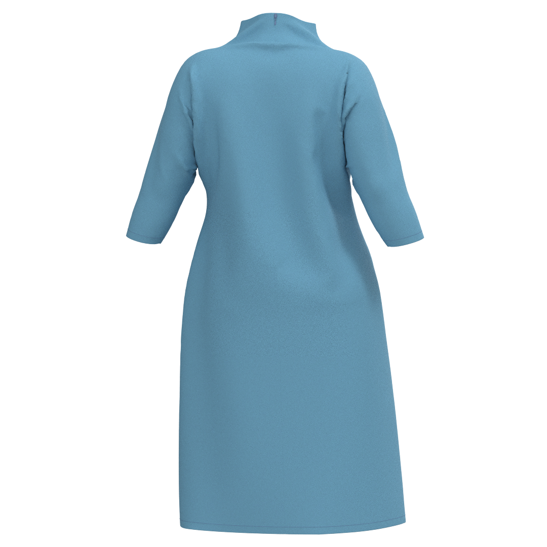 Printable and CAD-compatible sewing pattern (DXF + PDF)