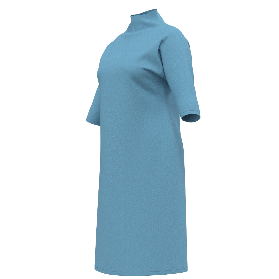 Printable PDF and DXF sewing pattern for garment making