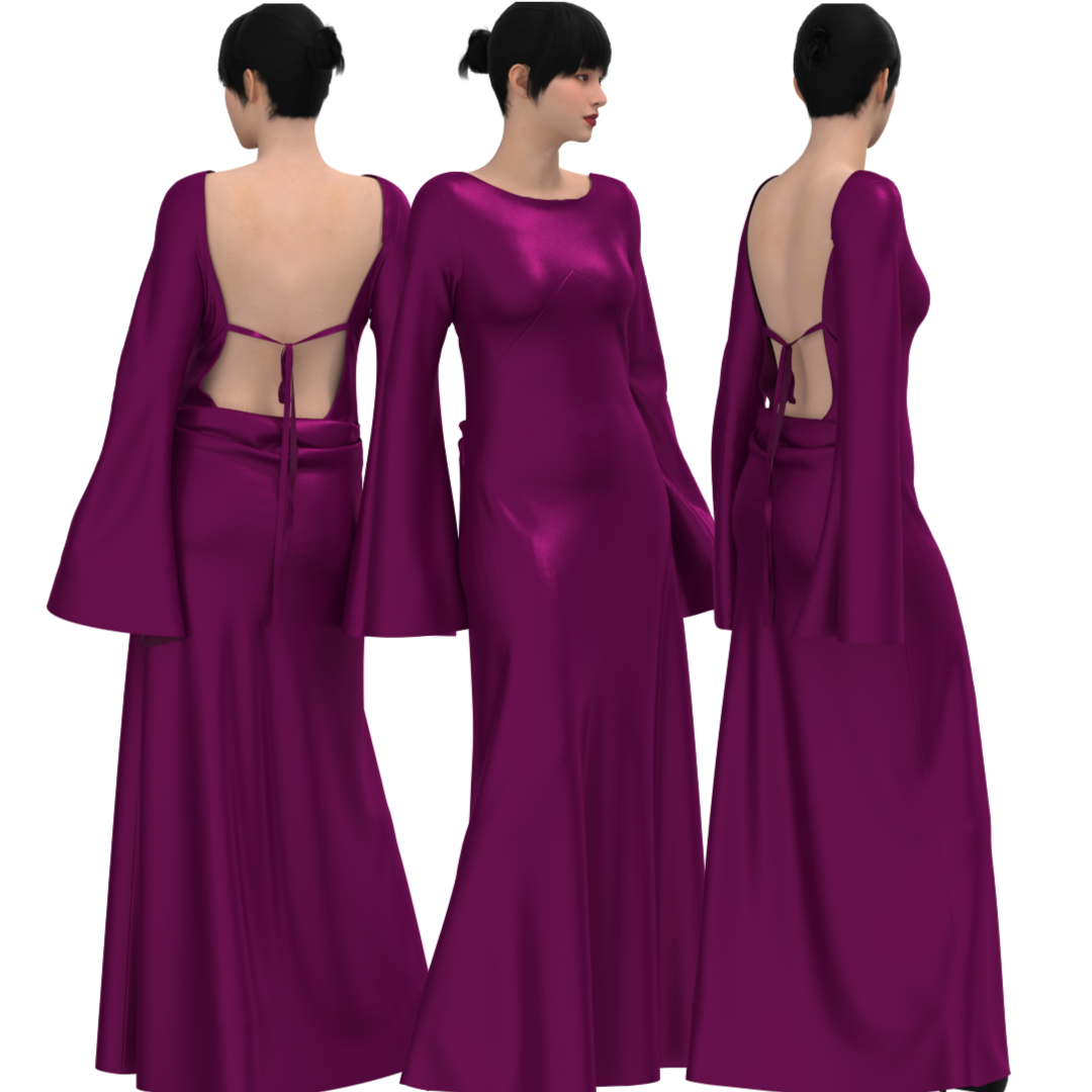 Modern clothing sewing pattern — DXF and PDF files included