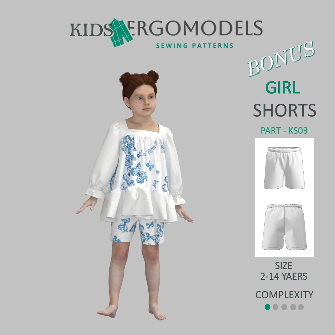 Downloadable sewing pattern files: DXF and PDF formats