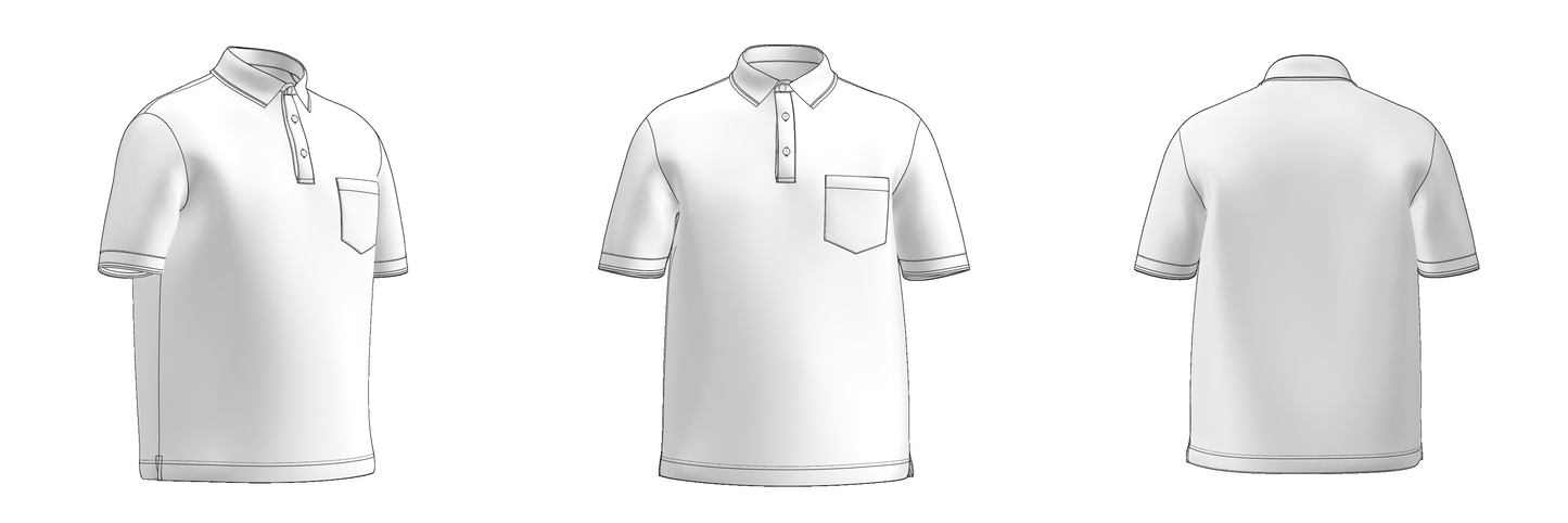 PDF Sewing Pattern: Men Blouse - B205 (instant download)