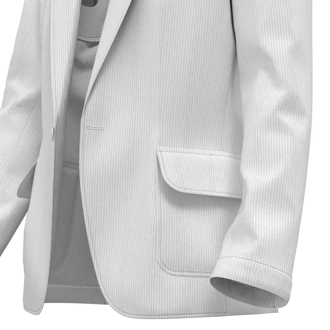 Printable PDF and DXF sewing pattern for garment making