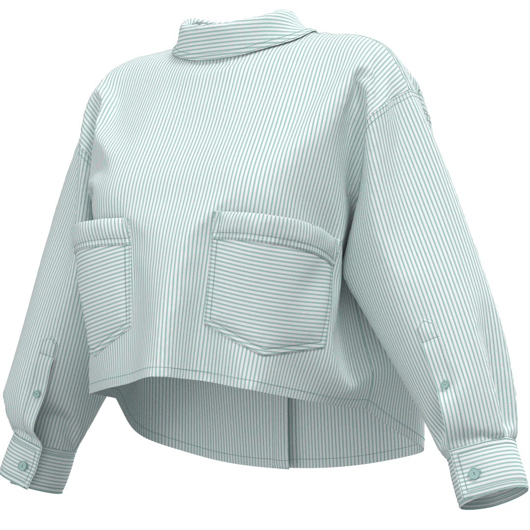 Digital sewing pattern in DXF and PDF format