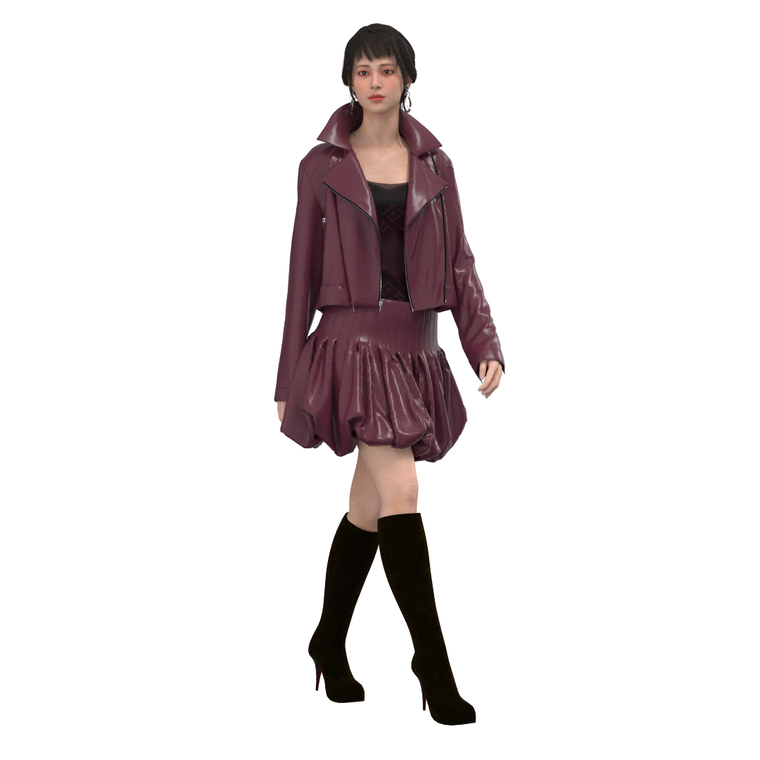 Modern clothing sewing pattern — DXF and PDF files included