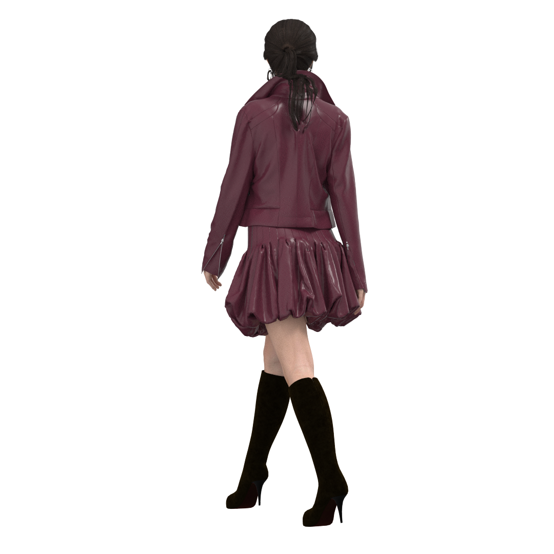 Modern clothing sewing pattern — DXF and PDF files included