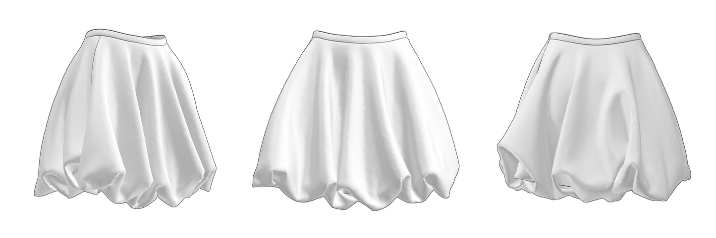 Digital sewing pattern in DXF and PDF formats for download