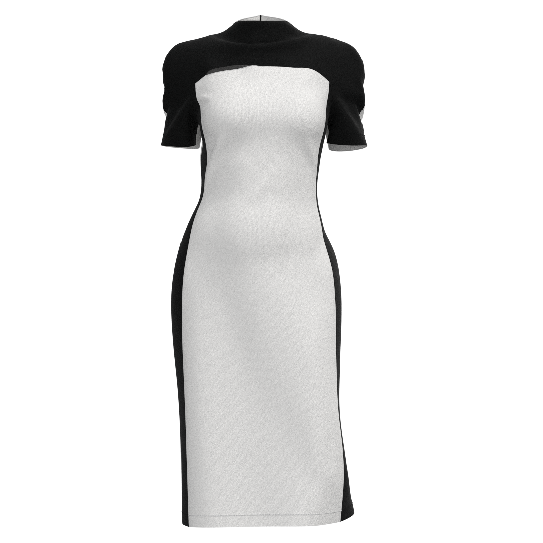 Digital sewing pattern in DXF and PDF formats for download