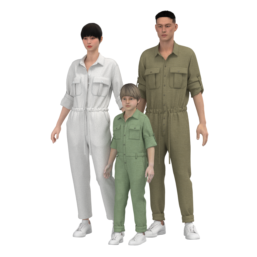 Digital sewing pattern in DXF and PDF formats for download