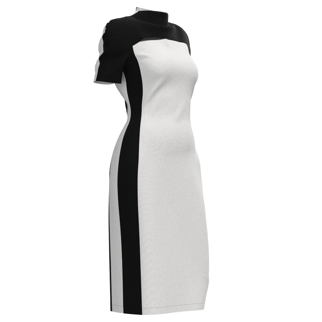 Digital sewing pattern in DXF and PDF formats for download