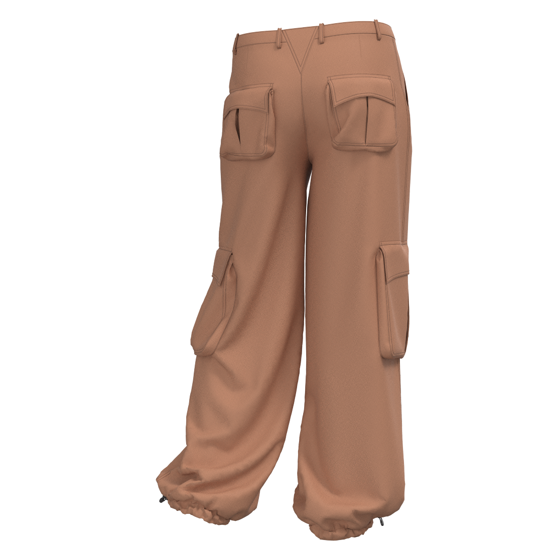 Digital sewing pattern in DXF and PDF formats for download