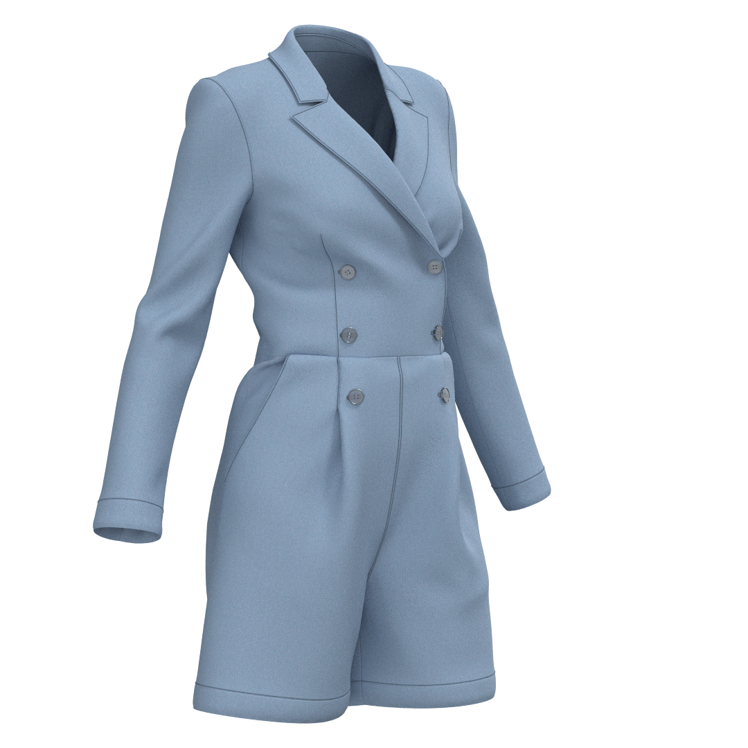 Digital sewing pattern in DXF and PDF formats for download