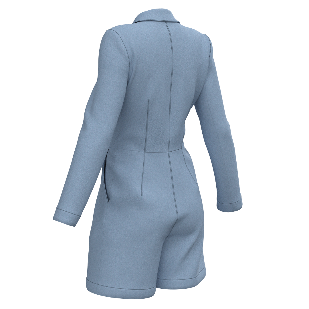Modern clothing sewing pattern — DXF and PDF files included