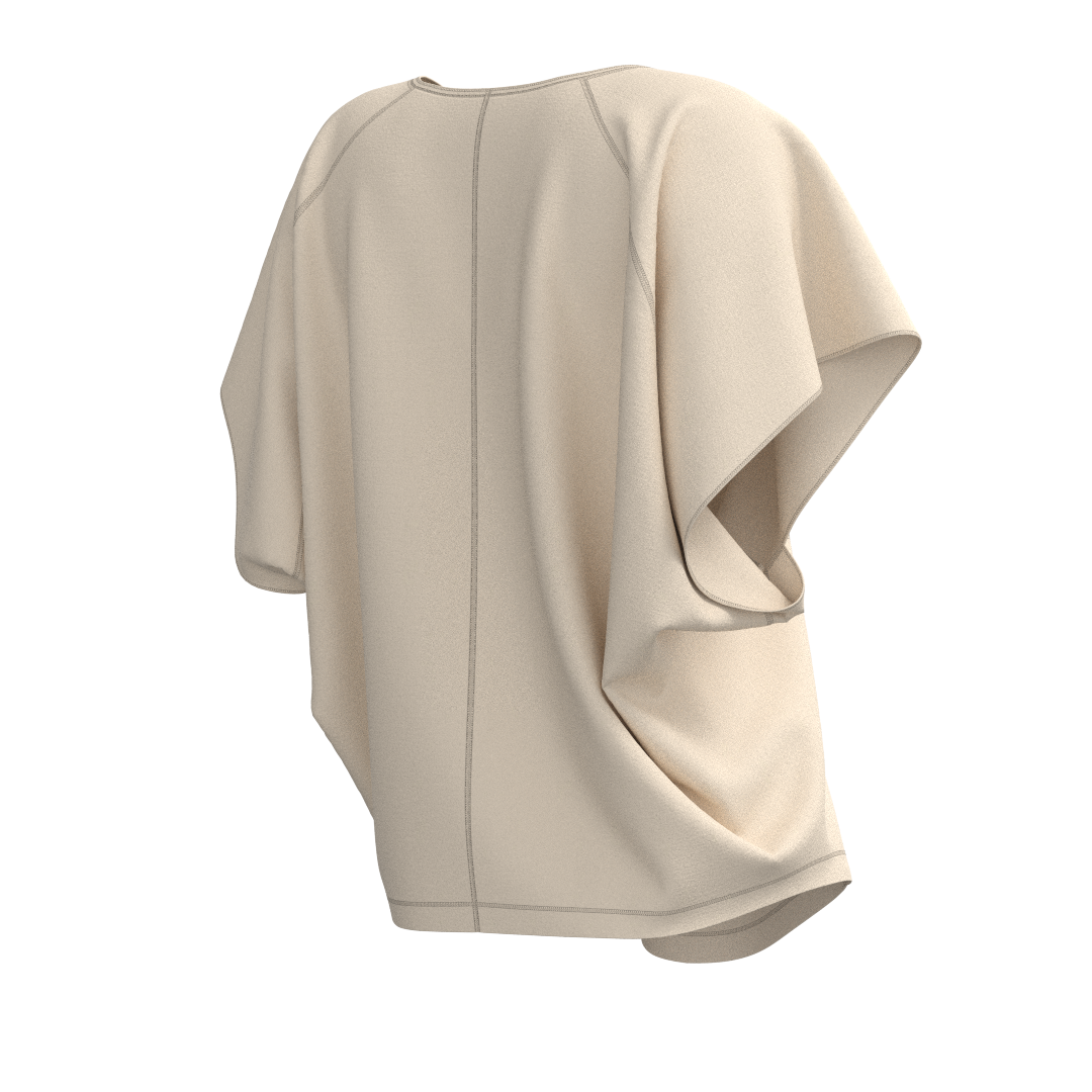 Modern clothing sewing pattern — DXF and PDF files included