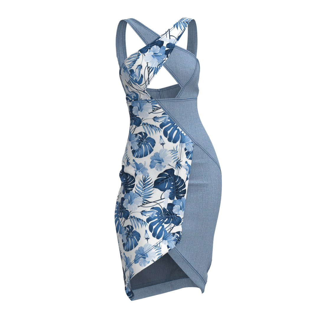 Modern clothing sewing pattern — DXF and PDF files included