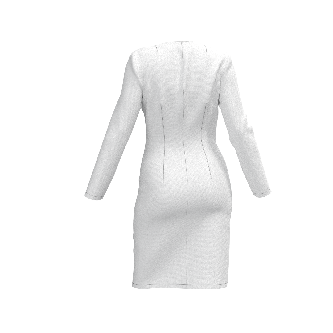 Printable and CAD-compatible sewing pattern (DXF + PDF)