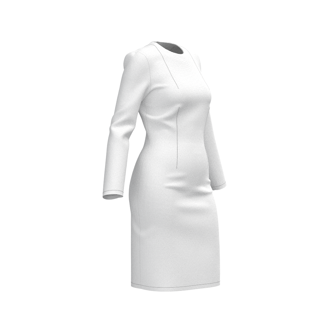 Digital sewing pattern in DXF and PDF formats for download