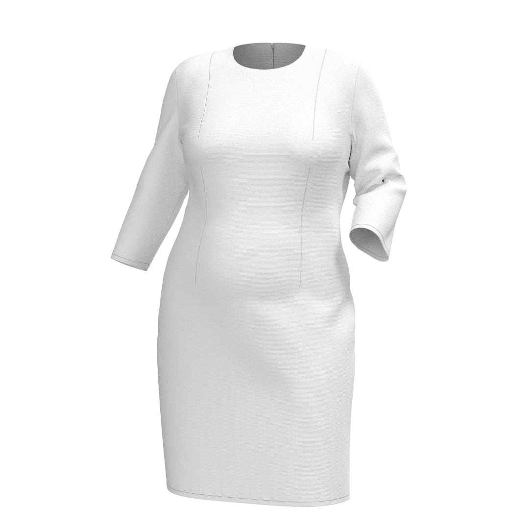 Printable and CAD-compatible sewing pattern (DXF + PDF)
