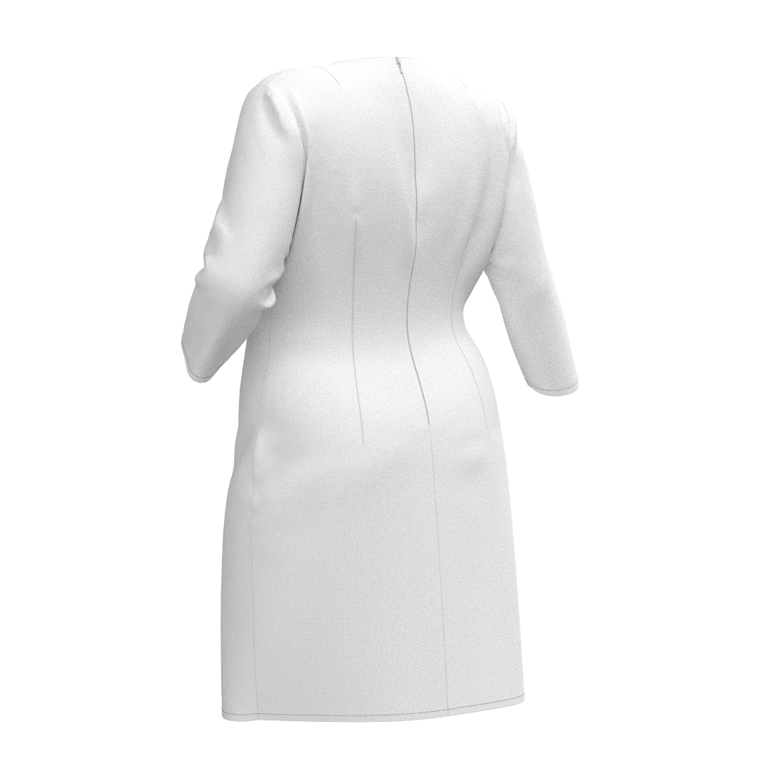Printable and CAD-compatible sewing pattern (DXF + PDF)