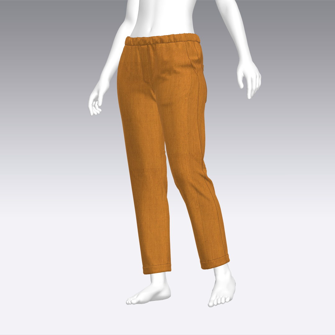 Printable PDF and DXF sewing pattern for garment making