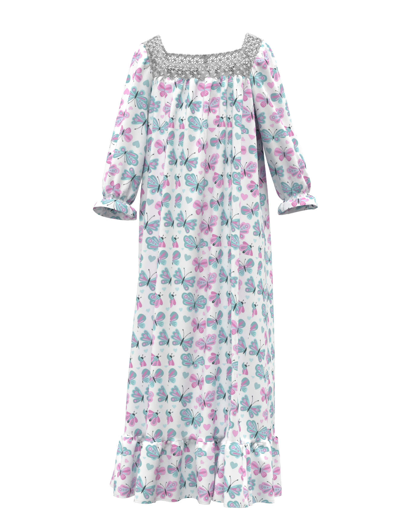 Printable PDF and DXF sewing pattern for garment making