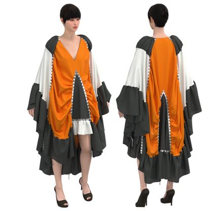 Downloadable sewing pattern files: DXF and PDF formats
