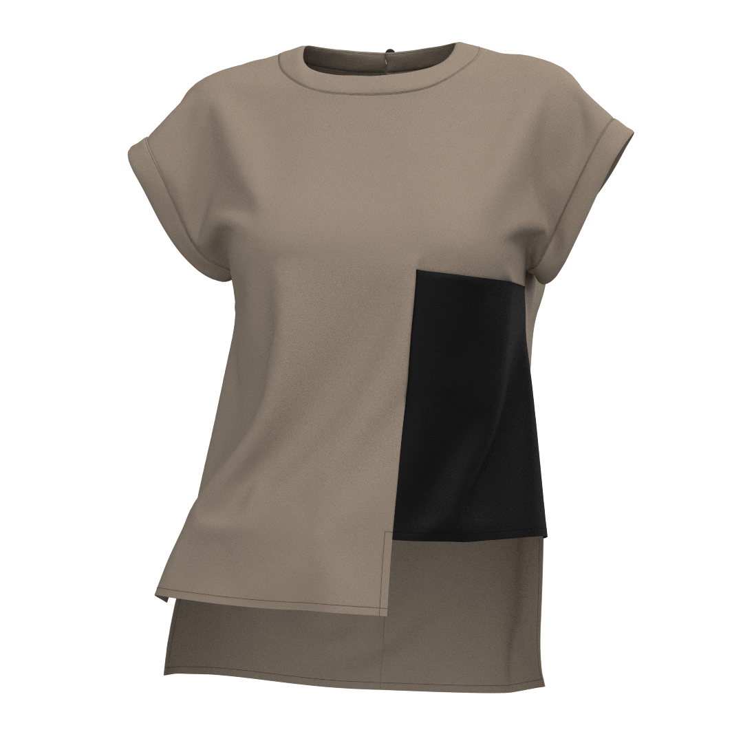 PDF Sewing Pattern: Women Blouse - B203 (instant download)