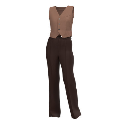 Printable PDF and DXF sewing pattern for garment making