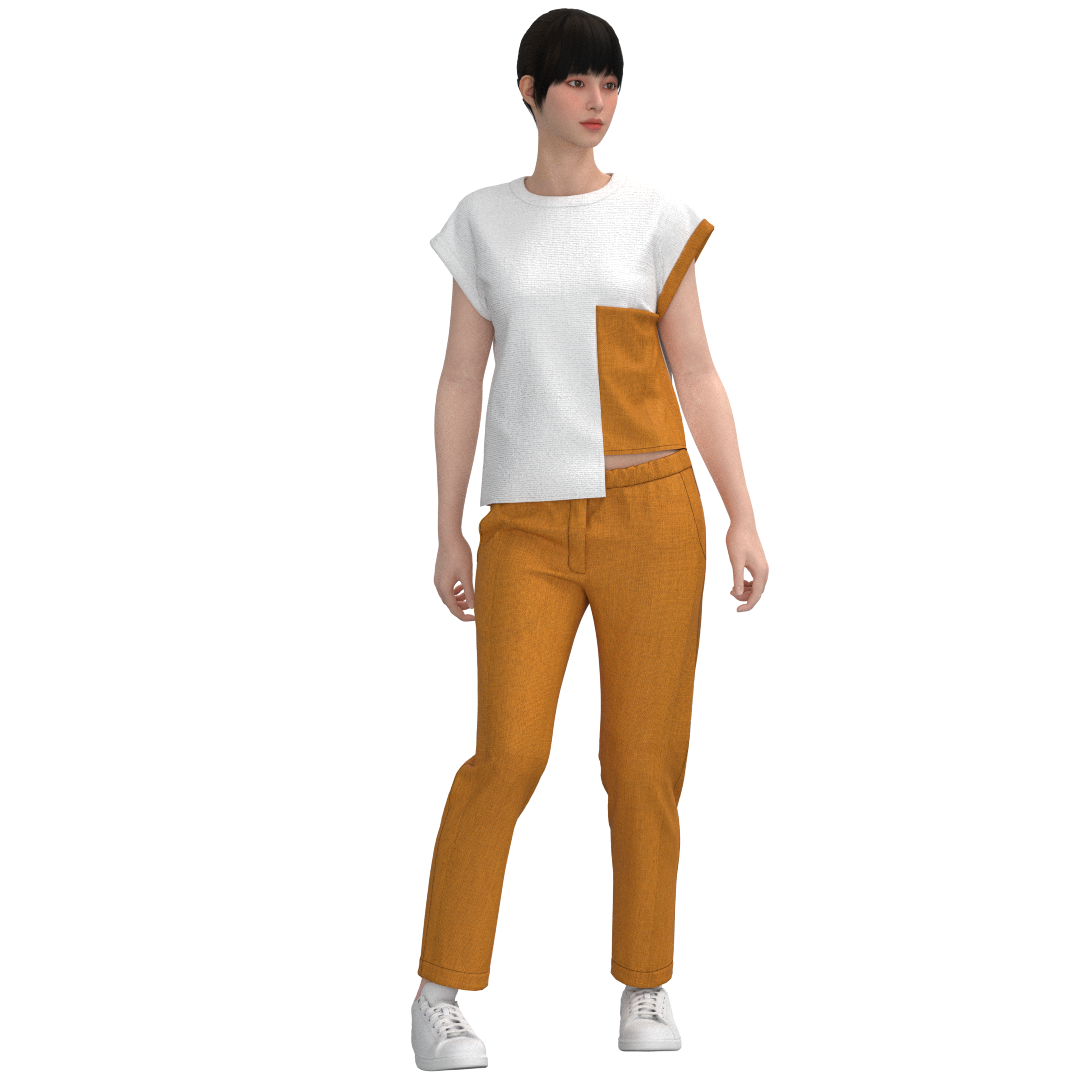 PDF Sewing Pattern: Women Blouse - B203 (instant download)