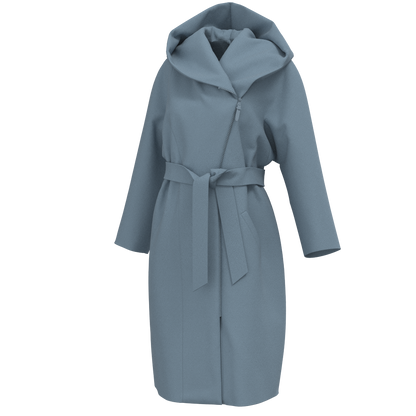 Printable PDF and DXF sewing pattern for garment making