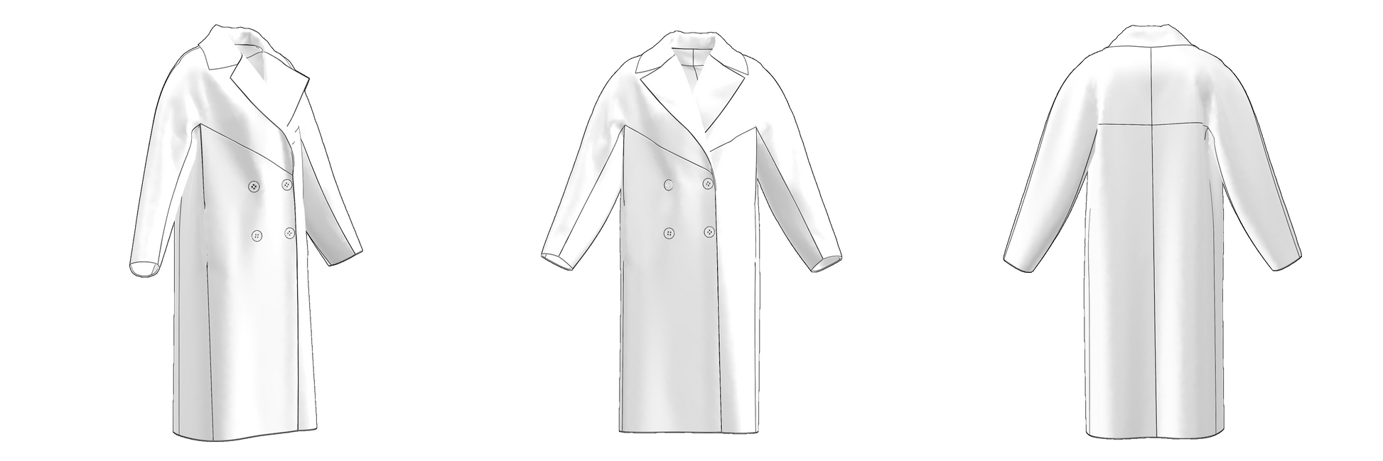 Downloadable sewing pattern files: DXF and PDF formats