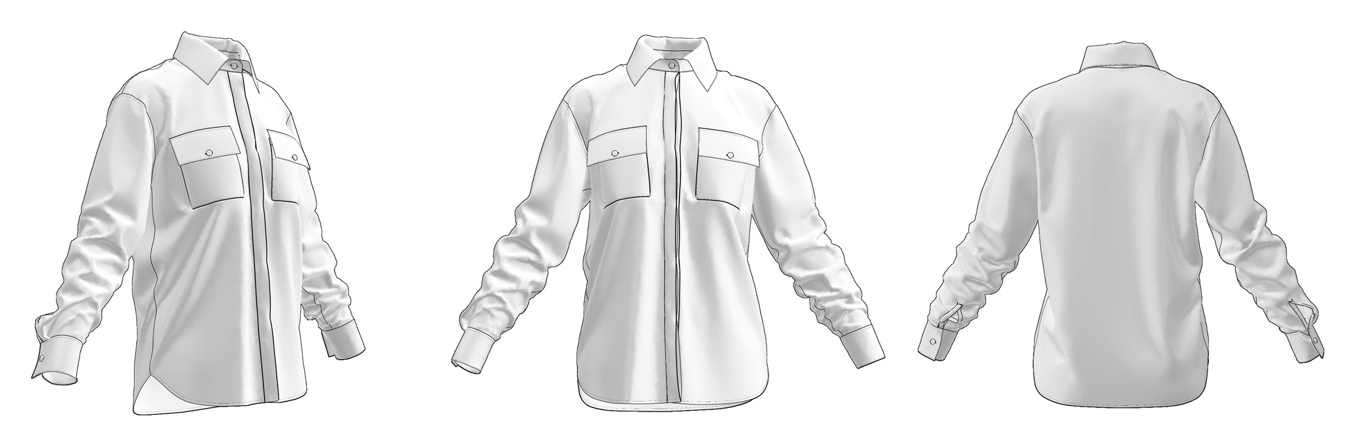 Downloadable sewing pattern files: DXF and PDF formats