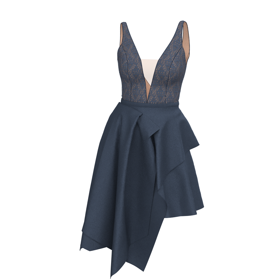 Digital clothing pattern for download – DXF & PDF formats included