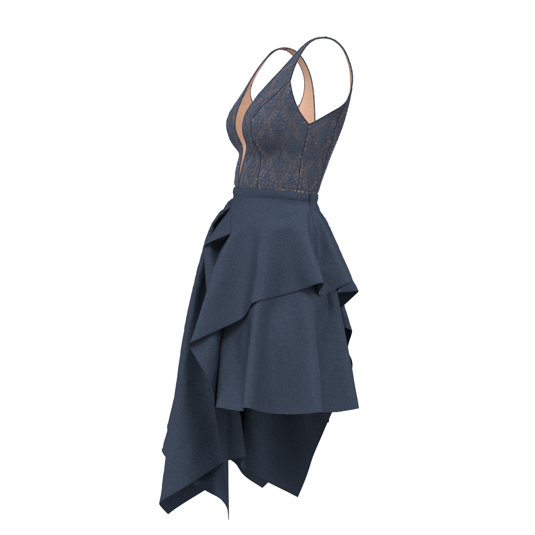 Digital clothing pattern for download – DXF & PDF formats included