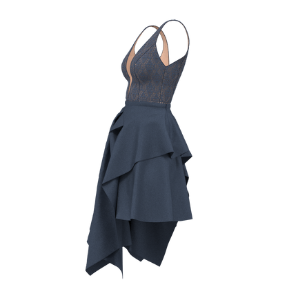 Digital clothing pattern for download – DXF & PDF formats included