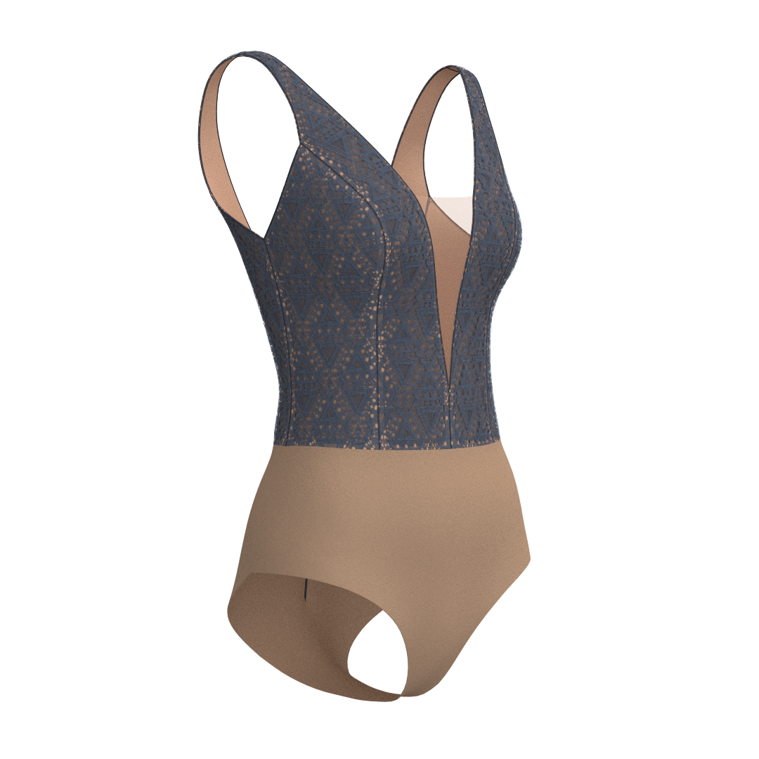 Modern clothing sewing pattern — DXF and PDF files included