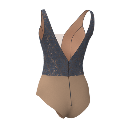 Modern clothing sewing pattern — DXF and PDF files included