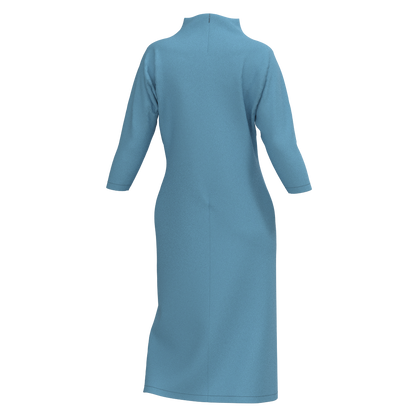  Women's dress DXF pattern DV102 - pattern pieces layout

