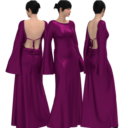 Modern clothing sewing pattern — DXF and PDF files included