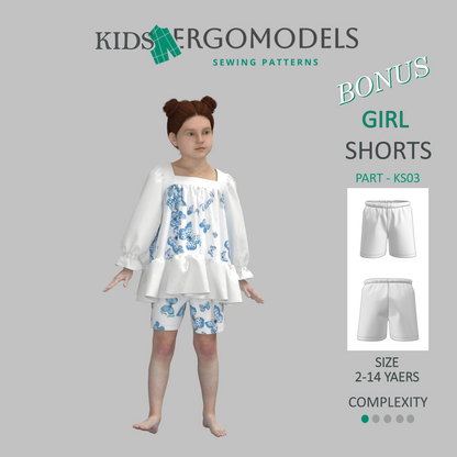 Downloadable sewing pattern files: DXF and PDF formats