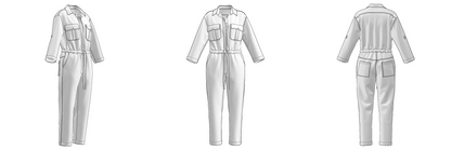 Downloadable sewing pattern files: DXF and PDF formats