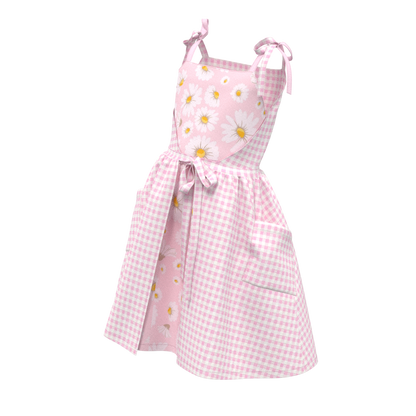 Kids girl dress sewing pattern KD02 — FRONT view
